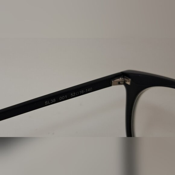 Saint Laurent Paris Women's Glasses Frames Black Square SL 38 001 52-16-140 - Picture 12 of 16